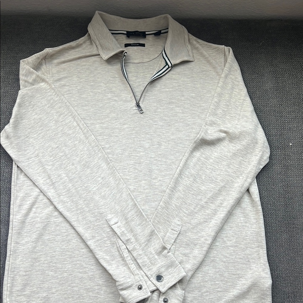 Ted Baker London Cream Polo Shirt